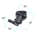 9pcs Windshield Wiper Fluid Squirter Nozzle Spray for Jeep Liberty 55157319AA