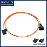 MOST Fibre Optic Cable Male to Female For BMW Mercedes Audi Porsche 2m Extension