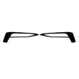 Front Bumper Fog Light Grille Trim for 2017-20 BMW G30 5-Series Gloss Black