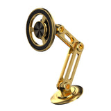 Telescopic Magnetic Car Phone Holder Dashboard Phone Mount Aluminum for iPhone Android Universal