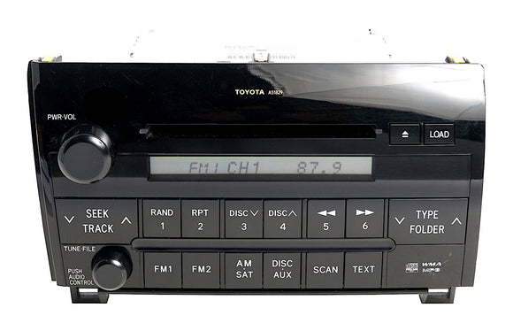 2007-2012 Toyota Tundra OEM A51829 Satellite Radio 6 Cd Mp3 WMA MODEL 86120-0C181