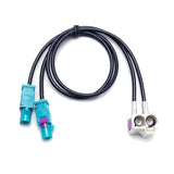 Aerial Adapter for VW Seat Skoda Audi FAKRA Twin Double Radio Antenna CT27AA98