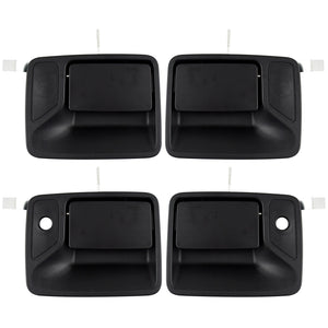 Set of 4 Front Rear Door Handles for 1999-2016 Ford F250 F350 F450 F550 Super Duty