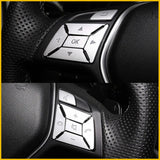 Silver Steering Wheel Trim for Buttons Mercedes 2012-2016 Benz GLA ML GLE GL GLK GLS