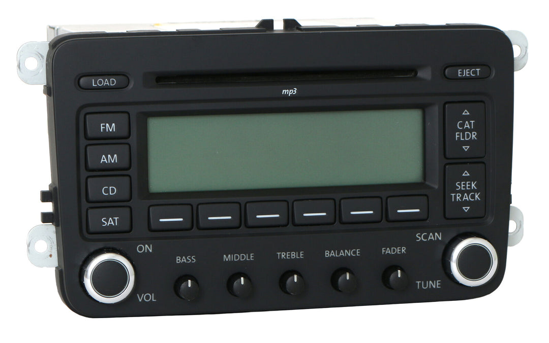 2009-17 Volkswagen Golf Jetta AM FM Radio 6 Disc CD MP3 OEM 3C8035180A