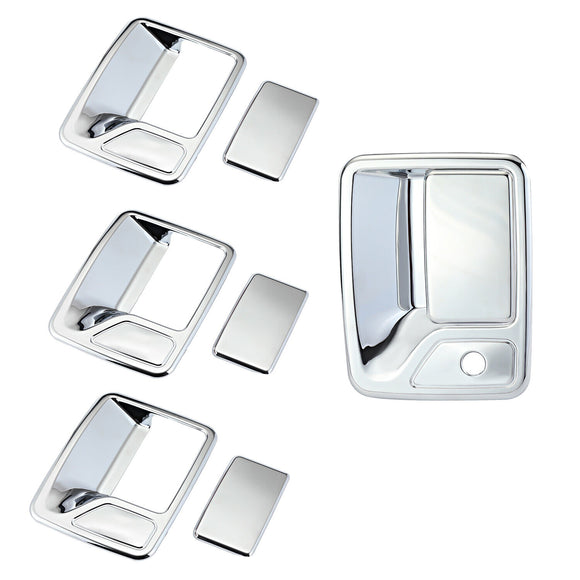 Chrome Door Handle Covers for 1999-2016 Ford F250 F350 F450 Super Duty 4Doors