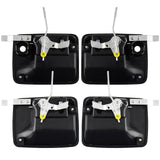 Set of 4 Front Rear Door Handles for 1999-2016 Ford F250 F350 F450 F550 Super Duty