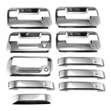 Chrome Door Handle Tailgate Covers 4 Doors with Key Pad for 2004-2014 Ford F150