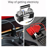Heavy Duty Portable Air Compressor Car Tire Inflator Electric Pump Auto 12V