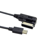 For Android Samsung Google Nokia Type-C AUDI VW AMI MMI MDI Music Media Interface AUX Adapter Cable