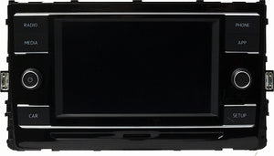 2018-2019 Volkswagen Atlas AM FM Radio 6.5" Touch Screen Display OEM 5G6035868