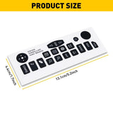 Button Repair Decals Stickers for 2003 2004 2005 2006 2007 GMC Cadillac CTS Navigation Radio 25766997