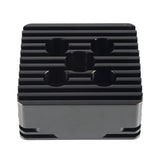 Black CNC Square Cylinder Head For Racing 66cc 80cc Engine Motorized Bicycle