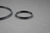 Graphite/Black Instrument Cluster Trim Rings for BMW E30 3-Series Bezels VDO Speedometer Tachometer