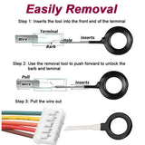 41pcs Wire Terminal Removal Tool Car Electrical Wiring Crimp Connector Pin Kit