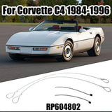 2PCS Car Emergency Hood Release Cable Kit for Corvette C4 1984-1996 RP604802