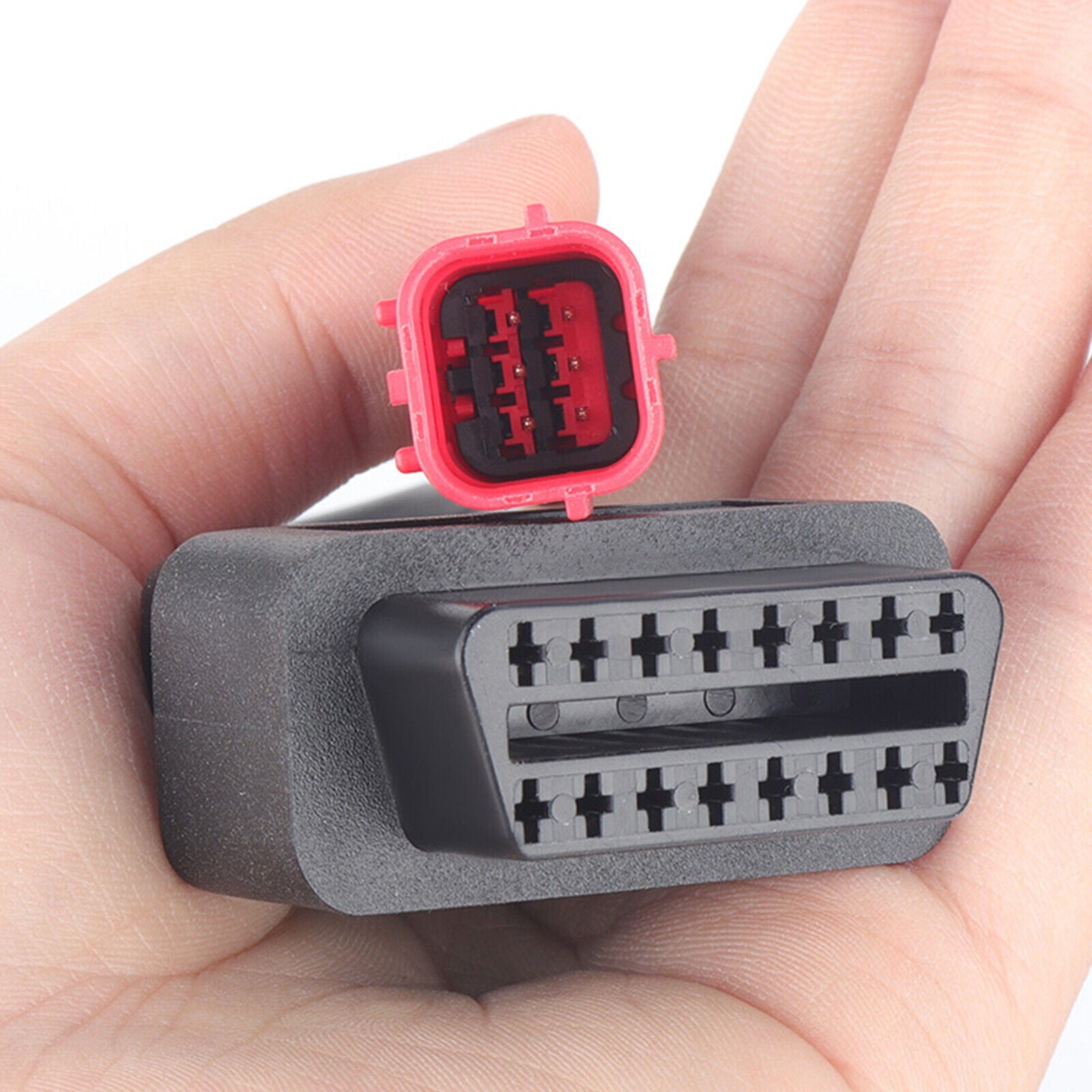 vhbw Adaptador OBD2 - OBD2 4 pines a OBD2 16pin compatible con Yamaha N-Max, PCX, T-Max, Tracer (2017-2018), Tricity moto, motocicleta - 30 cm vhbw Adaptador OBD2 - OBD2 4 pines a OBD2 16pin compatible con Yamaha N-Max, PCX, T-Max, Tracer (2017-2018), Tricity moto, motocicleta - 30 cm