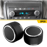 Rear Radio Volume Control Knob Set for 2007-2014 Chevrolet Silverado GMC Sierra Yukon