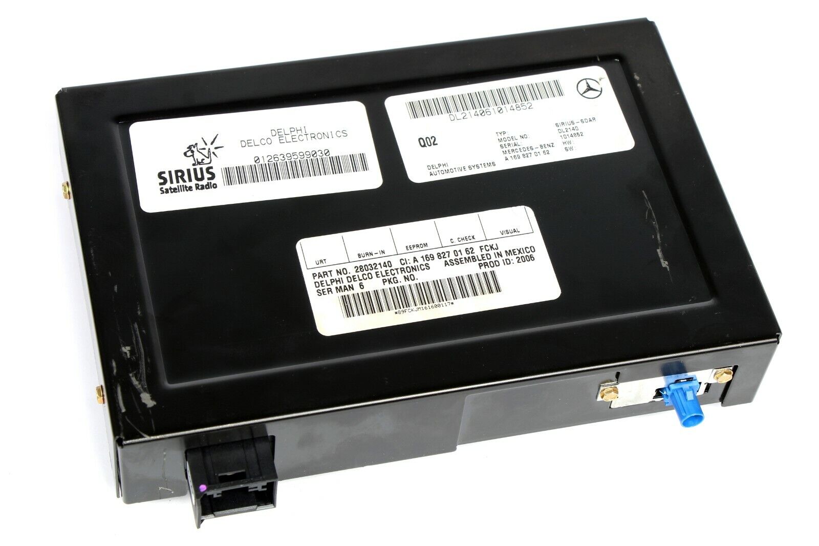 Sirius Satellite Radio Control Module Mercedes R230 SL550 X164 A169827 ...
