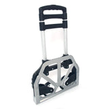 165lb Aluminum Folding Hand Truck Dolly Portable Luggage Cart with Strap