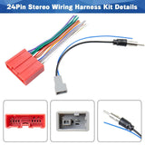 Car Radio Stereo Wiring Harness Antenna Cable Accessories for Mazda CX-5 CX-7