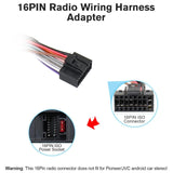Android Radio Wiring Harness 16Pin Stereo Wire Connector Accessories for Hyundai Kia