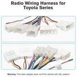 Android Radio Wiring Harness Kit Aftermarket Stereo Antenna Adapter for Toyota