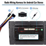 16Pin ISO Aftermarket Radio Wiring Harness Adapter Antenna for Honda Acura