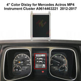4" Color Display for Mercedes-Benz Actros MP4 Instrument Cluster A9614463221