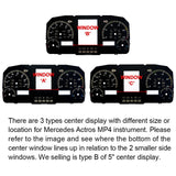 5" Color Display for Mercedes Actros MP4 Instrument Cluster A0104464621