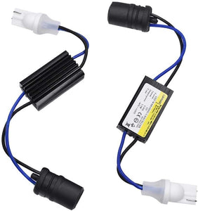2X T10 194 168 LED Decoder Turn Signal CANBUS Error Free Load Resistor Canceller