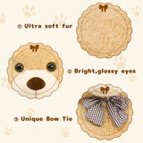 Quality Giant Plush Big Teddy Bear Bowtie 4 Feet 47 inch Life Size Tan Carnival Prize Gift