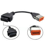 OBD 12pin to 16pin Cable for Komatsu for Cummins Adapter