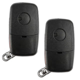 2qty 1997-2005 Audi Flip 4-Button Key Fob MYT8Z0837231 4D0837231E/P