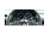 Chrome Gauge Dial Dash Bezel Rings Set for Opel Vauxhall Astra G