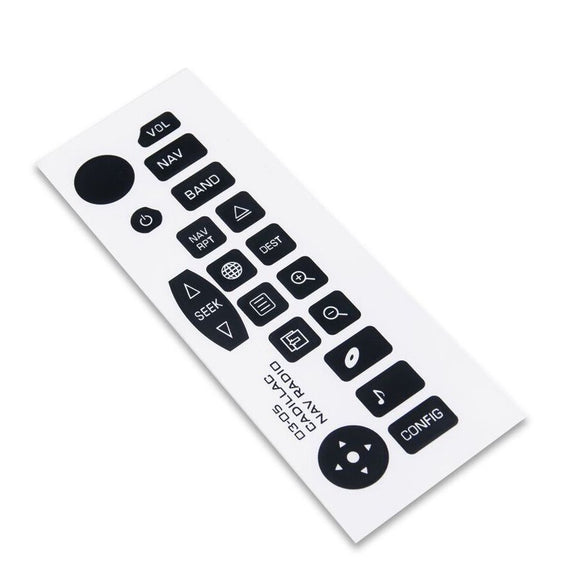 Button Repair Decals Stickers for 2003 2004 2005 2006 2007 GMC Cadillac CTS Navigation Radio 25766997
