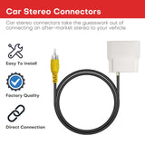 Car Stereo Backup Camera Harness RCA Wiring Adapter for Chrysler Dodge Jeep
