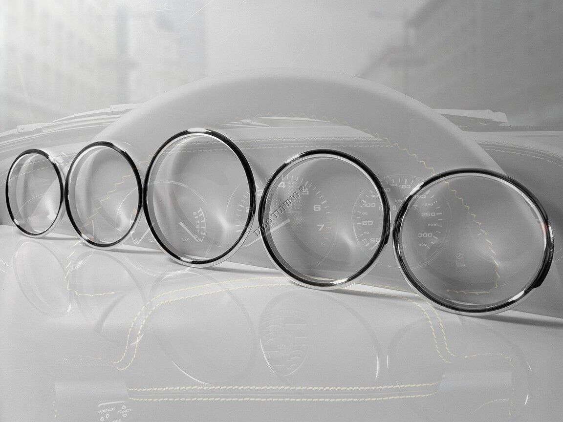 Polished Aluminum Speedometer Rings Speedometer Rings for Porsche 911 ...