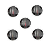 5-Pack DG94-04167M Gas Stove Knobs for Samsung Oven Range Stove NX60A6111SS Black