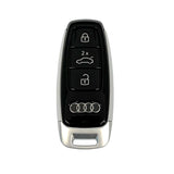 Audi Smart Key Fob IYZ-AK2 4 Button Uncut Blade Locked OEM 4N0959754AM