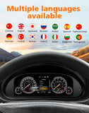 10.25" Digital Instrument Cluster Speedometer for BMW E46 3 Series 1999-2004 IPS Display