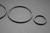 Graphite/Black Instrument Cluster Trim Rings for BMW E30 3-Series Bezels VDO Speedometer Tachometer