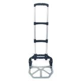 165lb Aluminum Folding Hand Truck Dolly Portable Luggage Cart with Strap