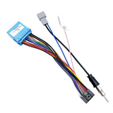 16Pin ISO Aftermarket Radio Wiring Harness Adapter Antenna for Honda Acura