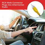 Car Stereo Backup Camera Harness RCA Wiring Adapter for Chrysler Dodge Jeep