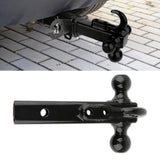 2'' Class 3 4 Trailer Hitch Tow Tri Ball Mount Receiver Hook for 1995-2015 Toyota Tacoma