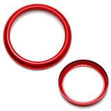 Sports Red Dash Clock Decoration Ring for Porsche Cayenne 911 Macan 718 Cayman