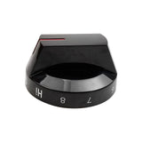 5-Pack DG94-04167M Gas Stove Knobs for Samsung Oven Range Stove NX60A6111SS Black
