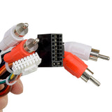 16Pin Android Car Stereo Radio Cable Wiring Harness Adapter for Ford Lincoln Chevrolet