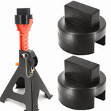 Jack Stand Adapters for Mercedes Porsche SUV Universal 2-3 TON - 2PCS Rubber Pad
